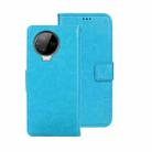 For Infinix Note 12 Pro 4G idewei Crazy Horse Texture Leather Phone Case(Sky Blue) - 1