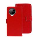 For Infinix Note 12 Pro 4G idewei Crazy Horse Texture Leather Phone Case(Red) - 1