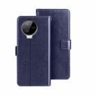 For Infinix Note 12 Pro 4G idewei Crazy Horse Texture Leather Phone Case(Dark Blue) - 1