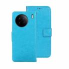 For vivo X90 idewei Crazy Horse Texture Leather Phone Case(Sky Blue) - 1