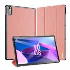 For Lenovo Tab P11 Gen 2 11.5 DUX DUCIS Domo Series Magnetic Flip Leather Tablet Case(Pink) - 1