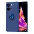 For OPPO Reno9 / Reno9 Pro Metal Ring Holder TPU Phone Case(Blue) - 1