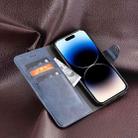 For Alcatel 1 Ultra idewei Retro Texture Leather Phone Case(Blue) - 3