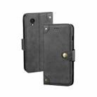 For Alcatel 1 Ultra idewei Retro Texture Leather Phone Case(Black) - 1