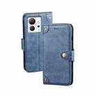 For Infinix Zero Ultra 5G idewei Retro Texture Leather Phone Case(Blue) - 1