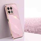 For OnePlus Ace Racing XINLI Straight 6D Plating Gold Edge TPU Phone Case(Cherry Purple) - 1