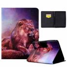 For Amazon Kindle Paperwhite 5 2021 Electric Pressed TPU Smart Leather Tablet Case(Lion King) - 1