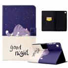 For iPad 10.2 / Air 10.5 2019 / Pro 10.5 2017 Electric Pressed TPU Smart Leather Tablet Case(Lazy Cat) - 1