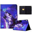 For Lenovo Tab M10 FHD REL Electric Pressed TPU Smart Leather Tablet Case(Butterfly Wolf) - 1