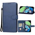 For Realme V23i Leather Phone Case(Blue) - 1