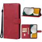 For Samsung Galaxy A34 5G Leather Phone Case(Red) - 1
