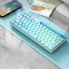 AULA F3061 Wired Mini RGB Backlit Mechanical Keyboard(Blue) - 1