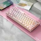 AULA F3061 Wired Mini RGB Backlit Mechanical Keyboard(Pink) - 1