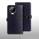 For Infinix Note 12 Pro 4G idewei Crocodile Texture Leather Phone Case(Dark Blue) - 1