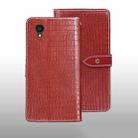 For Alcatel 1 Ultra idewei Crocodile Texture Leather Phone Case(Red) - 1