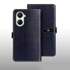 For Huawei nova 10 SE idewei Crocodile Texture Leather Phone Case(Dark Blue) - 1