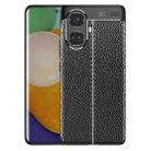For Realme 10 Pro+ Litchi Texture Shockproof TPU Phone Case(Black) - 1