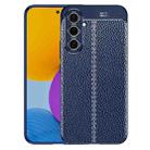 For Samsung Galaxy A54 5G Litchi Texture Shockproof TPU Phone Case(Blue) - 1