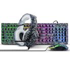 ONIKUMA K1B RGB Light Wired Gaming Headphones Keyboard Mouse Set(Camouflage Grey) - 1