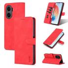 For Honor Play 40 Plus AZNS Skin Feel Calf Texture Flip Leather Phone Case(Red) - 1