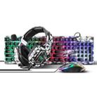 ONIKUMA K8 RGB Light Wired Gaming Headphones Keyboard Mouse Set(Camouflage White) - 1