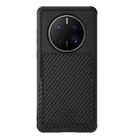 For Huawei Mate 50 Pro NILLKIN Synthetic Fiber Camshield Phone Case(Black) - 1