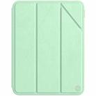 For iPad 10th Gen 10.9 2022 NILLKIN PC + TPU Horizontal Flip Leather Tablet Case with Holder(Green) - 1