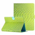 For 7 inch Tablets Solid Color Crocodile Texture Leather Tablet Case(Green) - 1