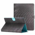 For 7 inch Tablets Solid Color Crocodile Texture Leather Tablet Case(Black) - 1