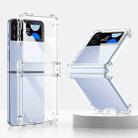 For Samsung Galaxy Z Flip4 GKK Airbag Hinge Shockproof Phone Case(Transparent) - 1