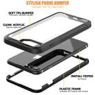 For iPhone 8 Plus & 7 Plus Transparent Series Frame TPU + PC Dust-proof Scratch-proof Drop-proof Protective Case(Black) - 3