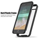 For iPhone 8 Plus & 7 Plus Transparent Series Frame TPU + PC Dust-proof Scratch-proof Drop-proof Protective Case(Black) - 4