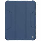 For iPad 10th Gen 10.9 2022 NILLKIN Bumper Pro Leather Tablet Case(Blue) - 1