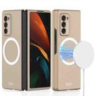 For Samsung Galaxy Z Fold2 5G GKK Ultrathin MagSafe Full Coverage Shockproof Protective Phone Case(Gold) - 1
