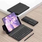 For Huawei Mate Xs 2 GKK Magnetic Folding Bluetooth Keyboard Leather Case with Pen(Black) - 1