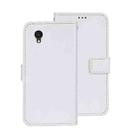 For Alcatel 1 Ultra idewei Crazy Horse Texture Leather Phone Case(White) - 1