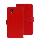 For Alcatel 1 Ultra idewei Crazy Horse Texture Leather Phone Case(Red) - 1