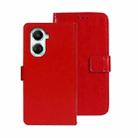For Huawei nova 10 SE idewei Crazy Horse Texture Leather Phone Case(Red) - 1