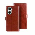 For Huawei nova 10 SE idewei Crazy Horse Texture Leather Phone Case(Brown) - 1