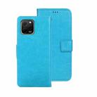 For Huawei nova Y61 4G idewei Crazy Horse Texture Leather Phone Case(Sky Blue) - 1