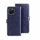 For Huawei nova Y61 4G idewei Crazy Horse Texture Leather Phone Case(Dark Blue) - 1