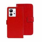 For Infinix Zero Ultra 5G idewei Crazy Horse Texture Leather Phone Case(Red) - 1