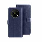 For Honor X40 GT idewei Crazy Horse Texture Leather Phone Case(Dark Blue) - 1