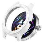 For Huawei Watch GT Cyber PC Hollow Watch Protective Case(White) - 1