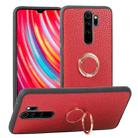 For Xiaomi Redmi Note 8 Pro Litchi Texture Magnetic Shockproof Protective Phone Case(Red) - 1