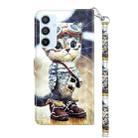 For Samsung Galaxy A54 5G 3D Painted Leather Phone Case(Naughty Cat) - 2