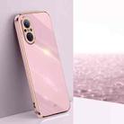 For Huawei nova 9 SE XINLI Straight Edge 6D Electroplate TPU Phone Case(Cherry Purple) - 1