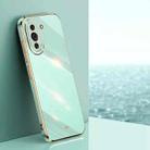 For Huawei nova 10 Pro XINLI Straight Edge 6D Electroplate TPU Phone Case(Mint Green) - 1