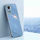 For Huawei nova 10 SE XINLI Straight 6D Plating Gold Edge TPU Shockproof Case(Celestial Blue) - 1