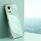 For Huawei nova 10 SE XINLI Straight Edge 6D Electroplate TPU Phone Case(Mint Green) - 1